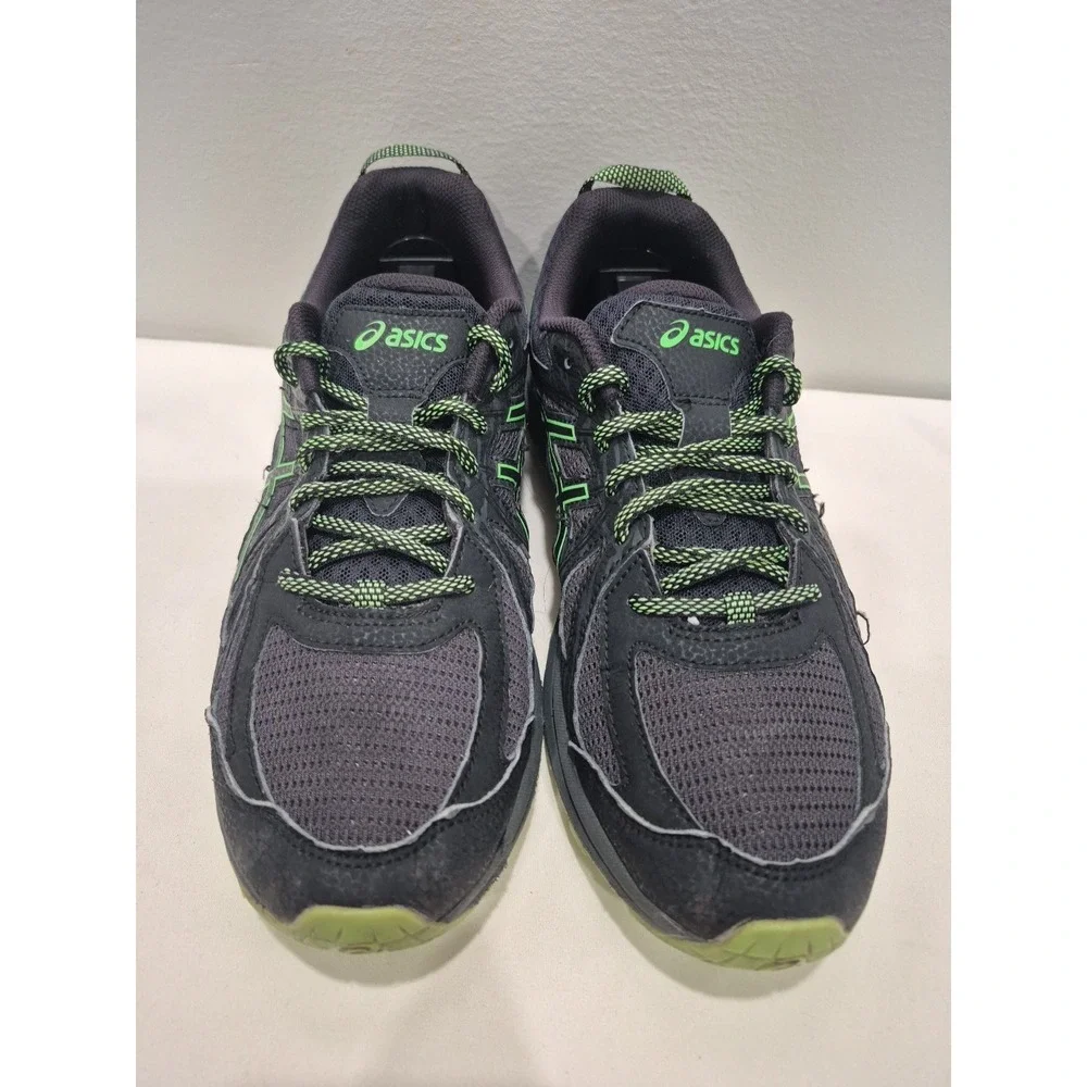 Asics Frequent Trail Outdoor Shoes Men's Sz 9 Black Athletic Sneakers 1011A585